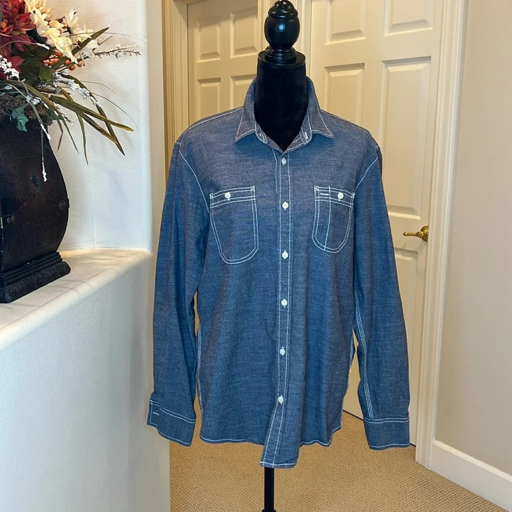 American Rag Denim Shirt Large